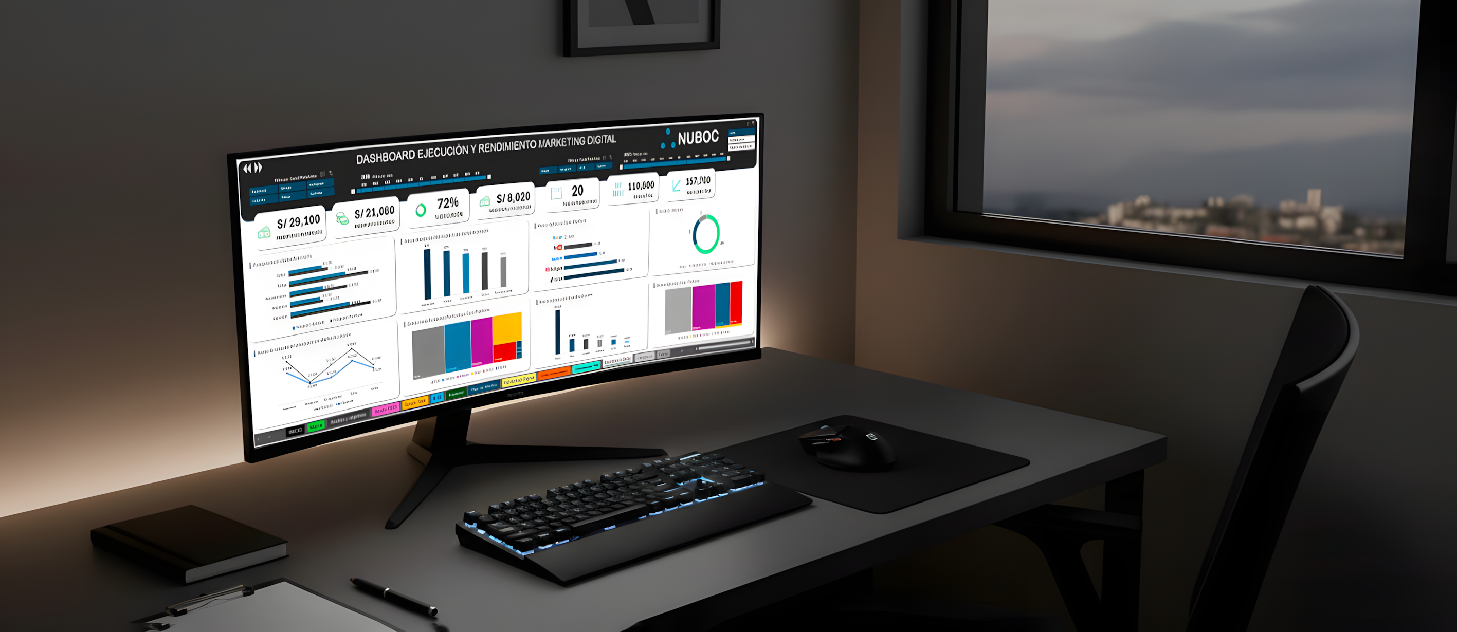 Plantillas de excel con dashboard automatizado